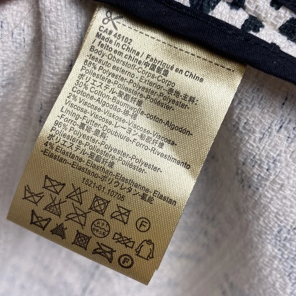 NEW Maison Scotch Scotch & Soda Jolie Vanabonde Aztec Southwest Print Car Coat - Picture 9 of 14